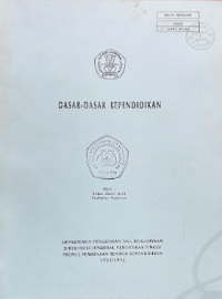 Image of Dasar-dasar kependidikan