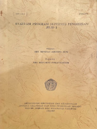 Image of Evaluasi program supervisi pendidikan jilid 1