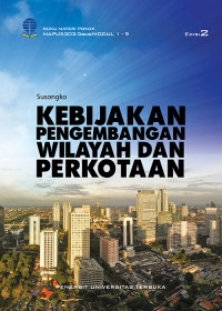 Image of Kebijakan pengembangan wilayah dan perkotaan