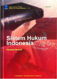Image of Sistem hukum Indonesia